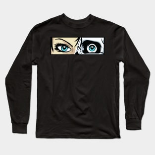 Man vs skull Long Sleeve T-Shirt